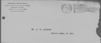 Old German Files, 1909-21 > Mr. C. E. Ziebach (#122579)