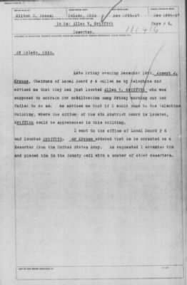 Old German Files, 1909-21 > Allen V. Griffith (#8000-111416)