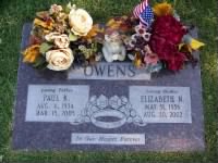 Paul Owens, Mission City Cemetery