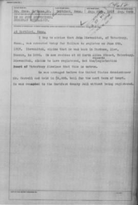 Old German Files, 1909-21 > John Dievonitch (#54612)