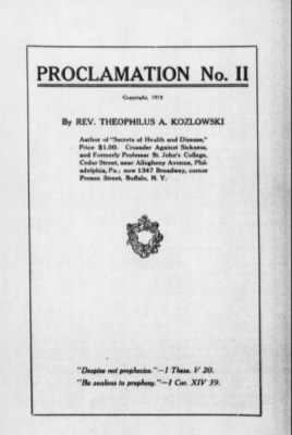 Thumbnail for Old German Files, 1909-21 > Theophilus A. Koslewski (#104152)