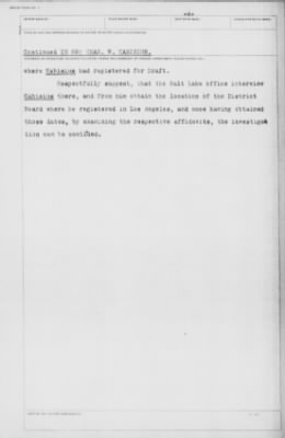 Old German Files, 1909-21 > Chas. W. Kabisius (#8000-67532)