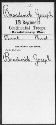 Joseph > Broadwick, Joseph
