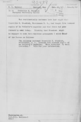 Old German Files, 1909-21 > Granville S. Standish (#8000-90499)