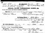 Marriage License for Anton Ditt and Fredericka Schreck