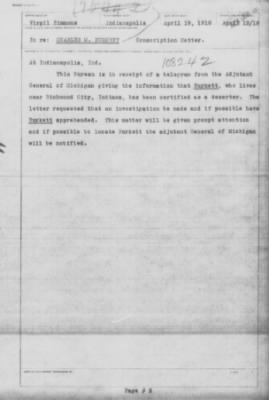 Old German Files, 1909-21 > Charles Burkett (#108242)