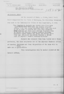 Old German Files, 1909-21 > Charles Burkett (#108242)