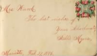Elizabeth Jane JONES Autograph Book