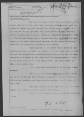 Old German Files, 1909-21 > Angele Cislelli (#8000-95578)