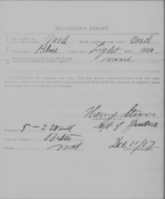 Old German Files, 1909-21 > Harry George White (#8000-107806)