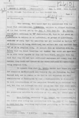 Old German Files, 1909-21 > Violation of the Fuel Control Act (#8000-126101)