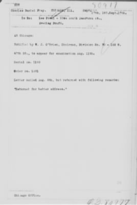 Old German Files, 1909-21 > Various (#8000-80977)
