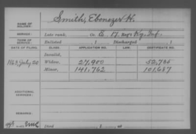 Company E > Smith, Ebenezer H.