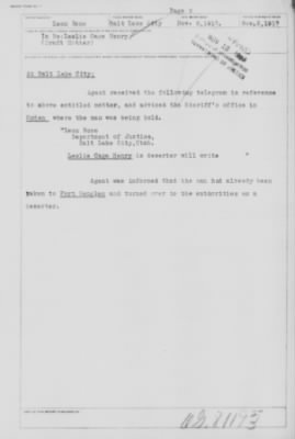 Old German Files, 1909-21 > Leslie Cage Henry (#8000-81193)