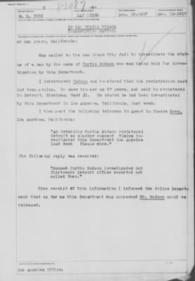 Old German Files, 1909-21 > Curtis Hudson (#8000-81087)