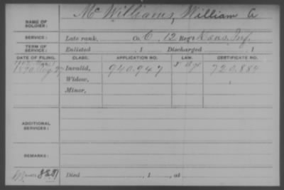Company C > McWilliams, William A.