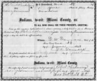 Clendening/Lawrence marriage certificate