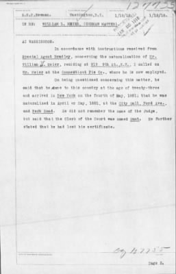 Old German Files, 1909-21 > William L. Meier (#8000-127755)