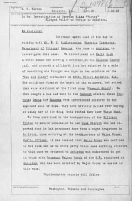 Old German Files, 1909-21 > Alleged Seller of Heroin to Soldiers (#8000-127866)