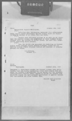 Thumbnail for A: Early History and General Organization of the AEF Air Service > 17: Cablegrams Exchanged Between GHQ and SOS, AEF, and the War Department Relating to Airplanes and Engines