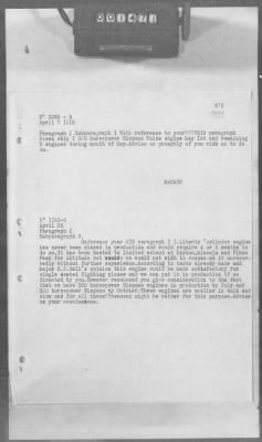 Thumbnail for A: Early History and General Organization of the AEF Air Service > 17: Cablegrams Exchanged Between GHQ and SOS, AEF, and the War Department Relating to Airplanes and Engines