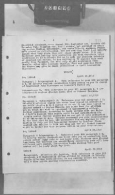 Thumbnail for A: Early History and General Organization of the AEF Air Service > 17: Cablegrams Exchanged Between GHQ and SOS, AEF, and the War Department Relating to Airplanes and Engines