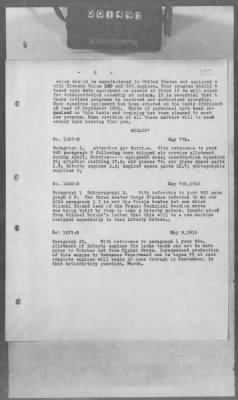 Thumbnail for A: Early History and General Organization of the AEF Air Service > 17: Cablegrams Exchanged Between GHQ and SOS, AEF, and the War Department Relating to Airplanes and Engines