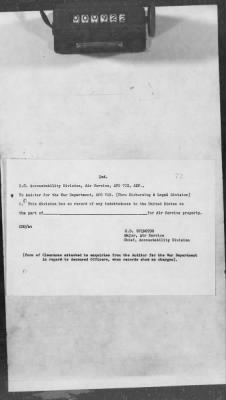 A: Early History and General Organization of the AEF Air Service > 28: Recording and Accounting for the Air Service Property Developments in the AEF