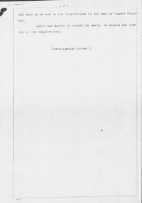 Old German Files, 1909-21 > Claude Faighman (#176214)