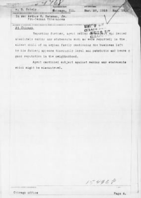 Old German Files, 1909-21 > Arthur H. Katzman, Jr. (#154968)