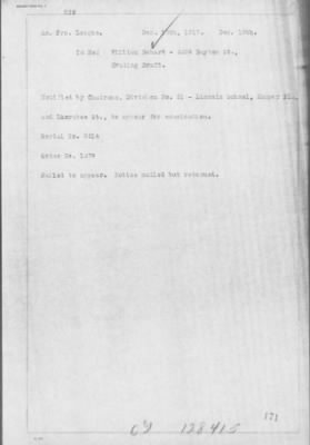 Old German Files, 1909-21 > William Dehart (#8000-128415)