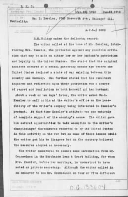 Old German Files, 1909-21 > William L. Kessler (#8000-133604)