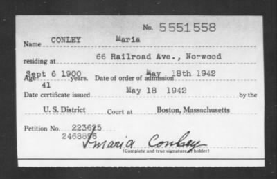 Thumbnail for 1942 > CONLEY Maria