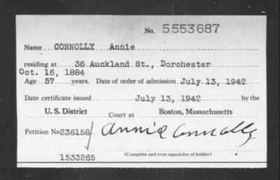 Thumbnail for 1942 > CONNOLLY Annie