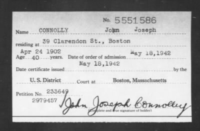 Thumbnail for 1942 > CONNOLLY John Joseph