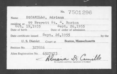 1955 > DiCAMILLO, Adriana