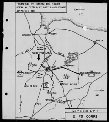 Thumbnail for Chapter 3 - B Series Manuscripts > B-261, II Parachute Corps (6 Jun.-24 Jul. 1944)