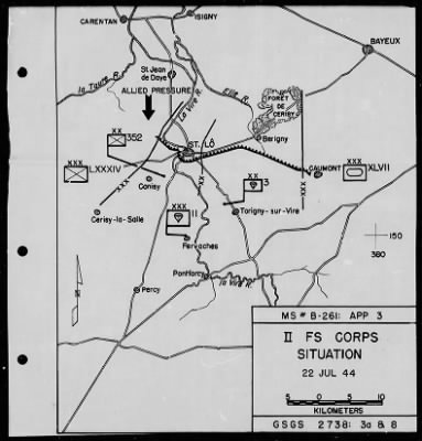 Thumbnail for Chapter 3 - B Series Manuscripts > B-261, II Parachute Corps (6 Jun.-24 Jul. 1944)