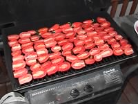 Tomatoes on the barbeque