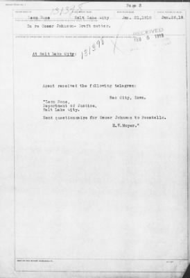 Old German Files, 1909-21 > Oscar Johnson (#8000-131398)