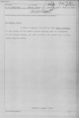 Old German Files, 1909-21 > Henry Johnson (#8000-74721)