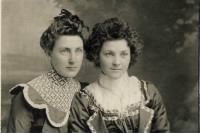 MAUDE AND BESSIE KIMBALL, Daughters of Bertha Jane Seeley Kimball