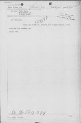 Old German Files, 1909-21 > Felix Bell (#8000-127299)