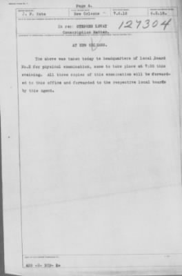 Old German Files, 1909-21 > Stephen Coloman Levay (#8000-127304)