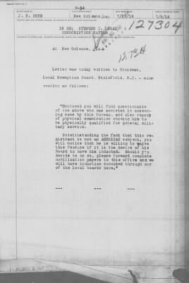 Old German Files, 1909-21 > Stephen Coloman Levay (#8000-127304)