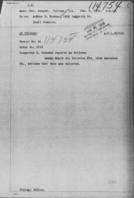 Old German Files, 1909-21 > Arthur H. Hoehne (#8000-114754)