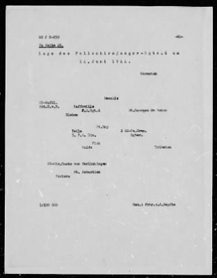 Thumbnail for Chapter 3 - B Series Manuscripts > B-839, 6th Parachute Regiment (1 May-20 Aug. 1944)