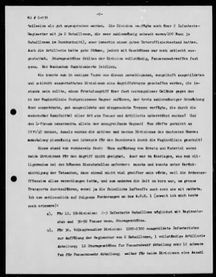 Thumbnail for Chapter 4 - C Series Manuscripts > C-039, Comment on the Report of 20 November 1947 on Operation NORDWIND