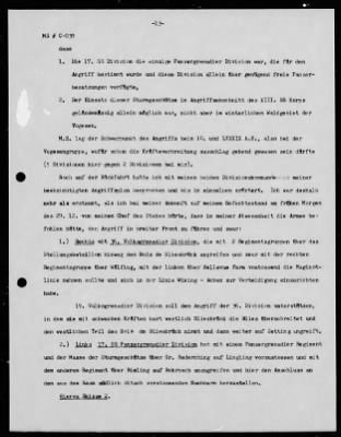 Thumbnail for Chapter 4 - C Series Manuscripts > C-039, Comment on the Report of 20 November 1947 on Operation NORDWIND