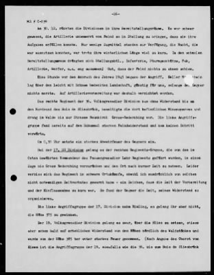 Thumbnail for Chapter 4 - C Series Manuscripts > C-039, Comment on the Report of 20 November 1947 on Operation NORDWIND